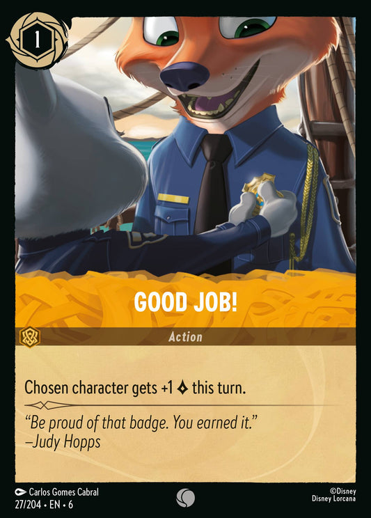 Good Job! - Common Lorcana Card