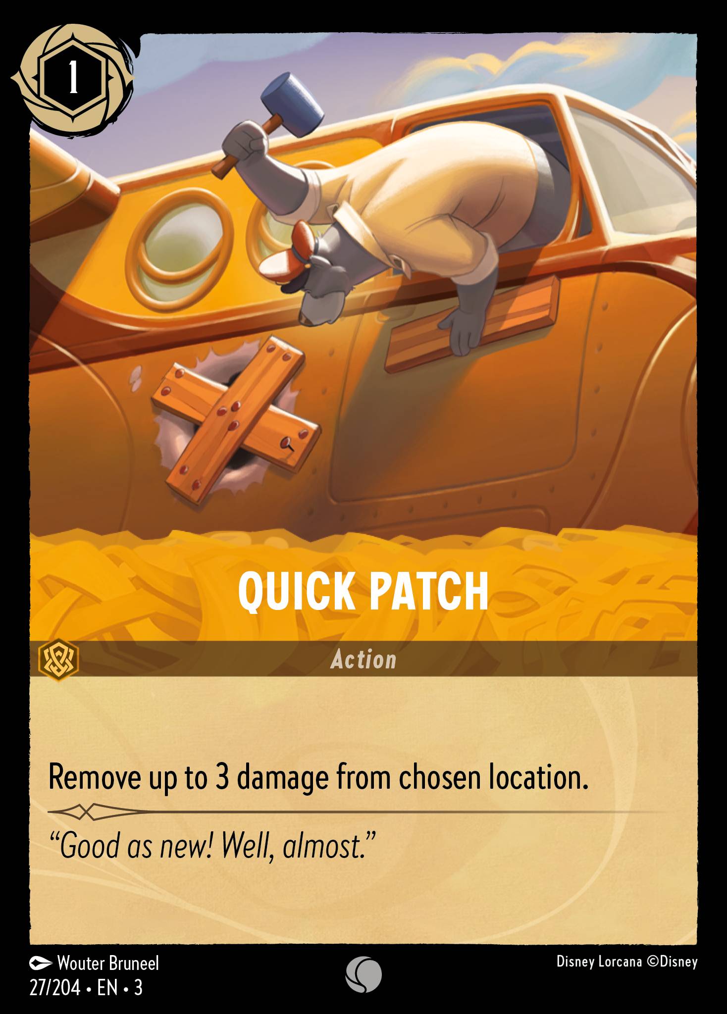 Quick Patch - Common Lorcana Card