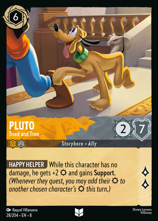 Pluto - Tried and True - Disney Lorcana Card