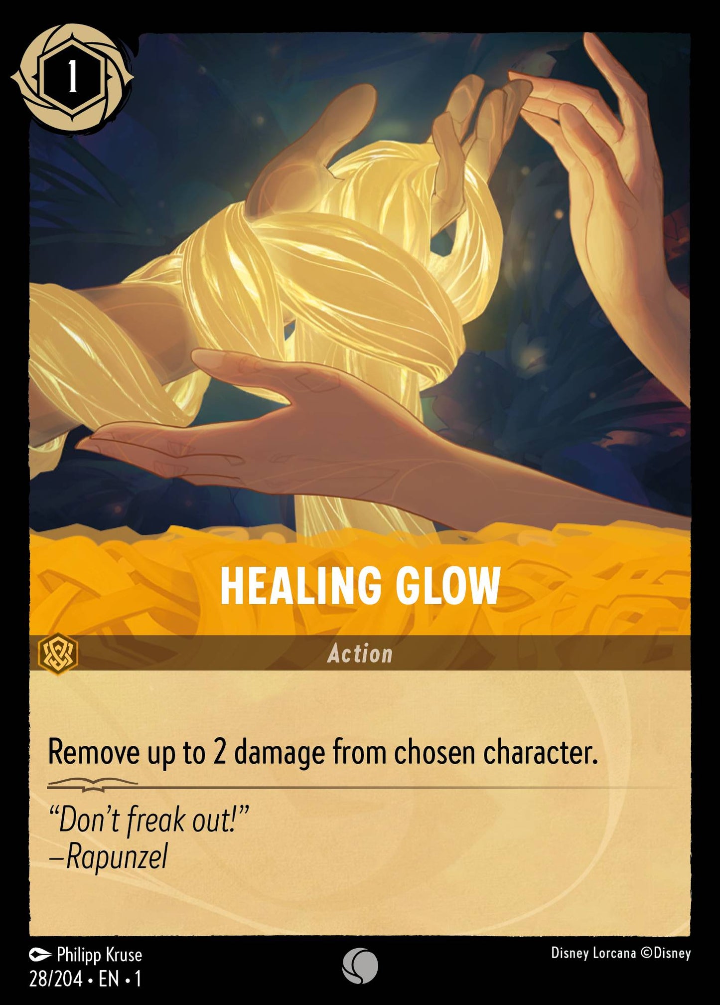 Healing Glow - Common Lorcana Card