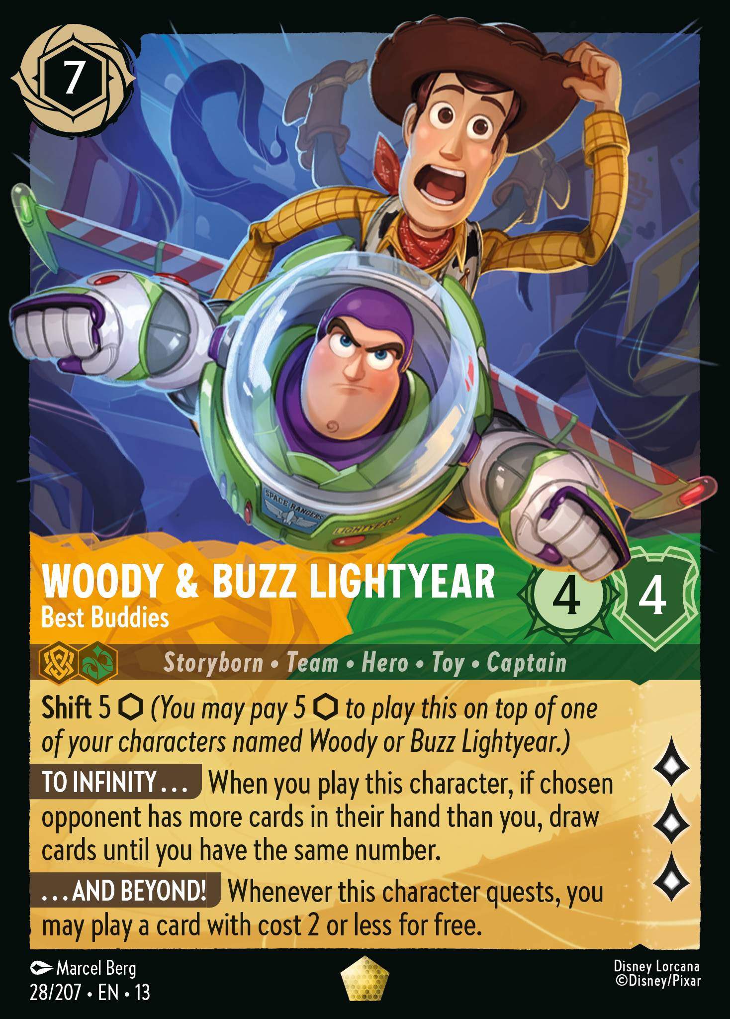 Woody & Buzz Lightyear - Best Buddies - Disney Lorcana