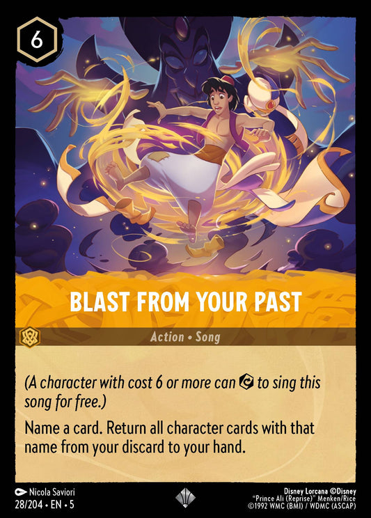 Blast From Your Past - Super Rare Lorcana Card