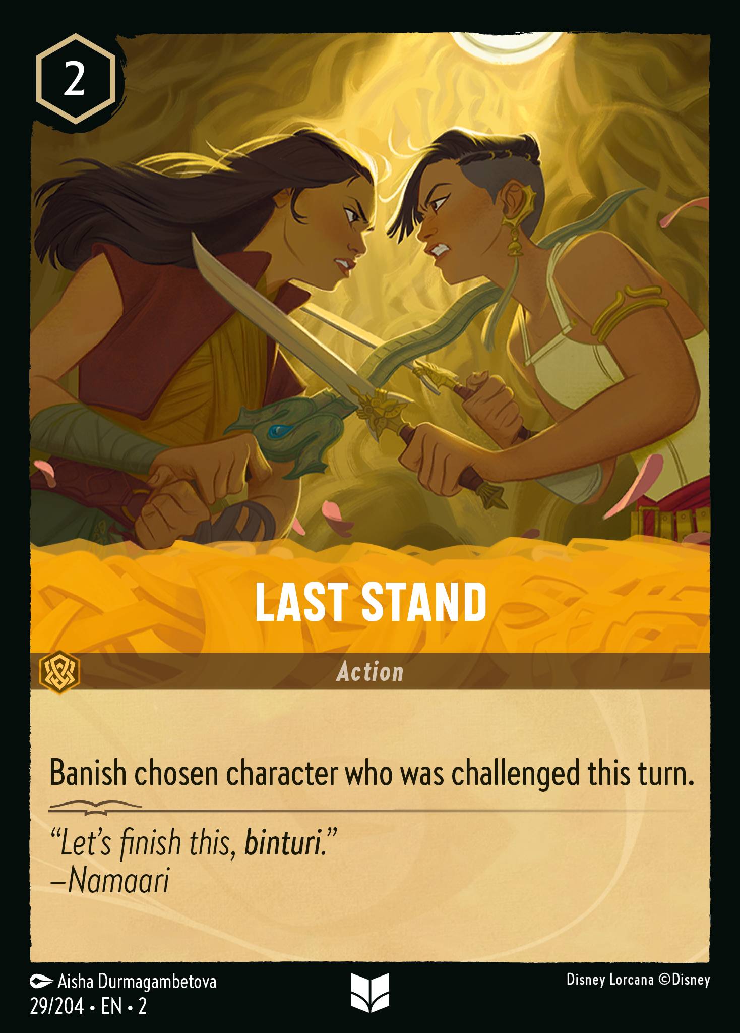 Last Stand - Uncommon Lorcana Card