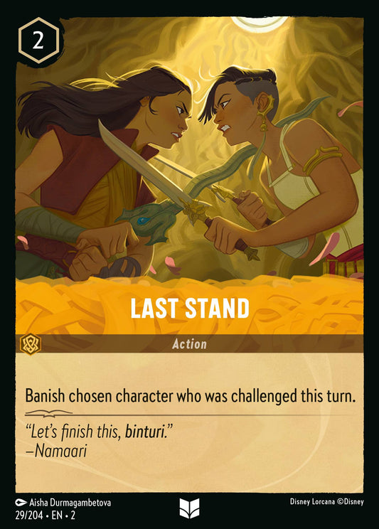 Last Stand - Uncommon Lorcana Card