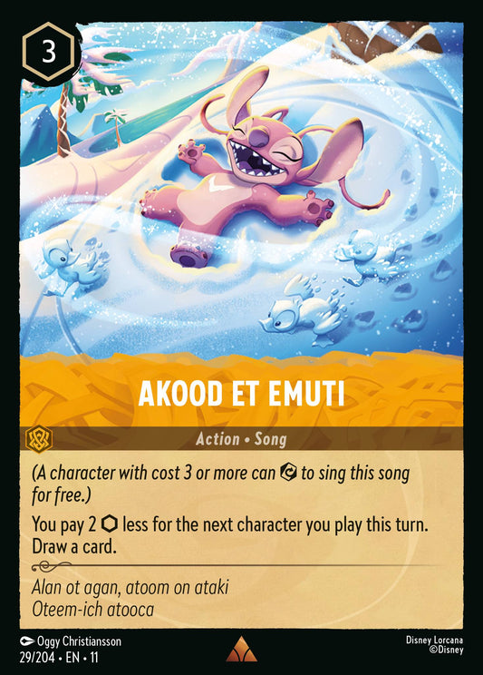 Akood Et Emuti - Rare Lorcana Card