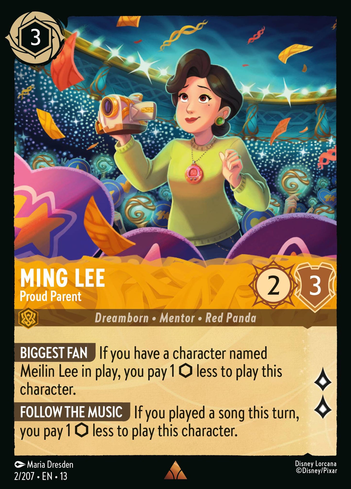 Ming Lee - Proud Parent - Rare Lorcana Card