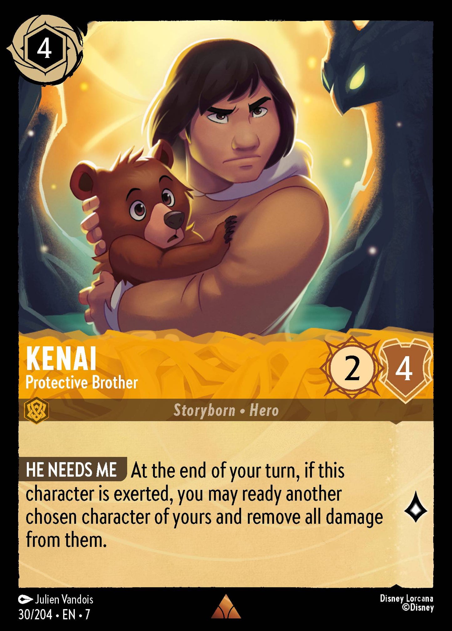 Kenai - Protective Brother - Rare Lorcana Card