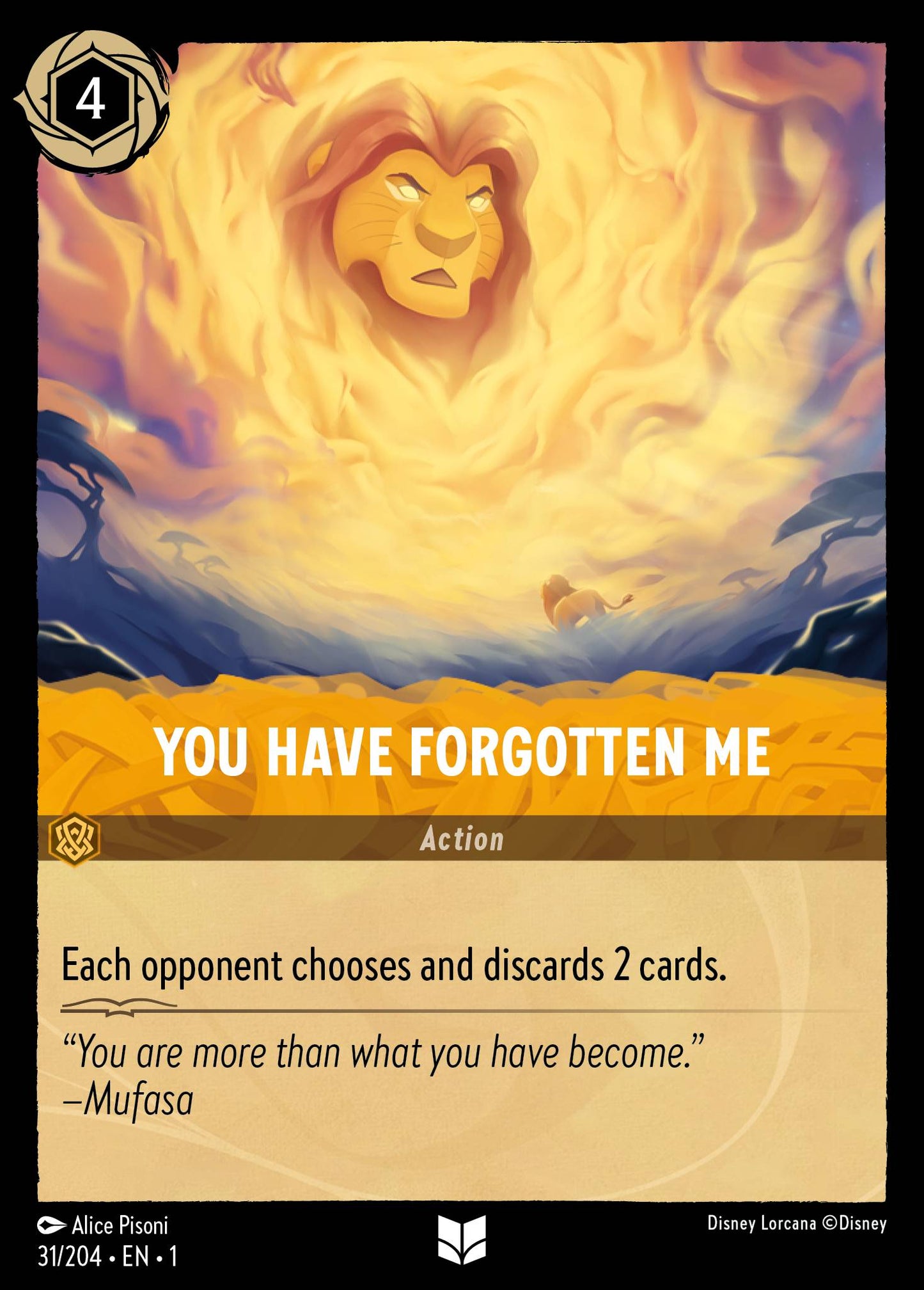 You Have Forgotten Me - Uncommon Lorcana Card