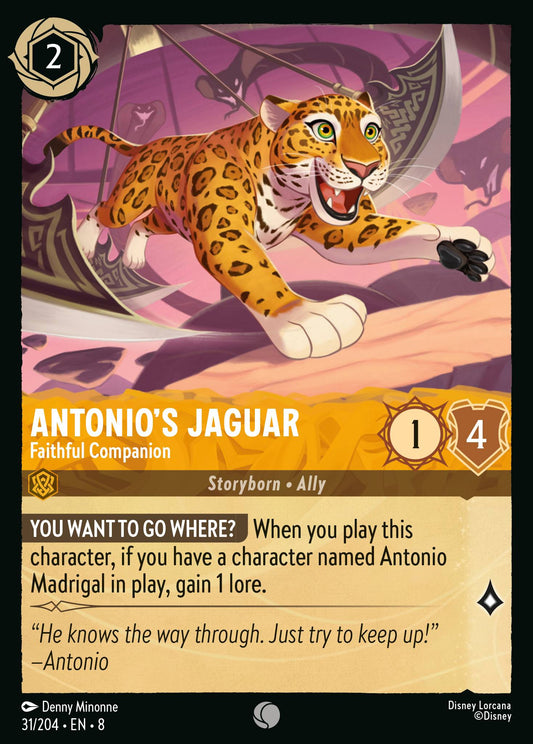 Antonio's Jaguar - Faithful Companion - Common Lorcana Card