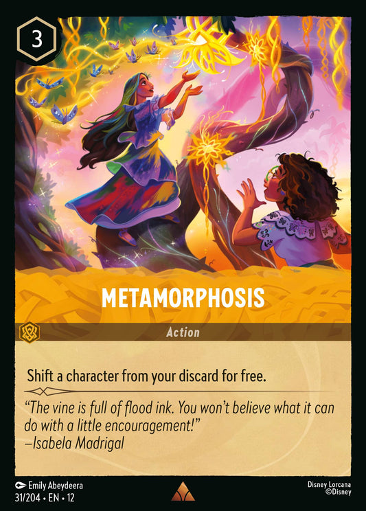 Metamorphosis - Rare Lorcana Card