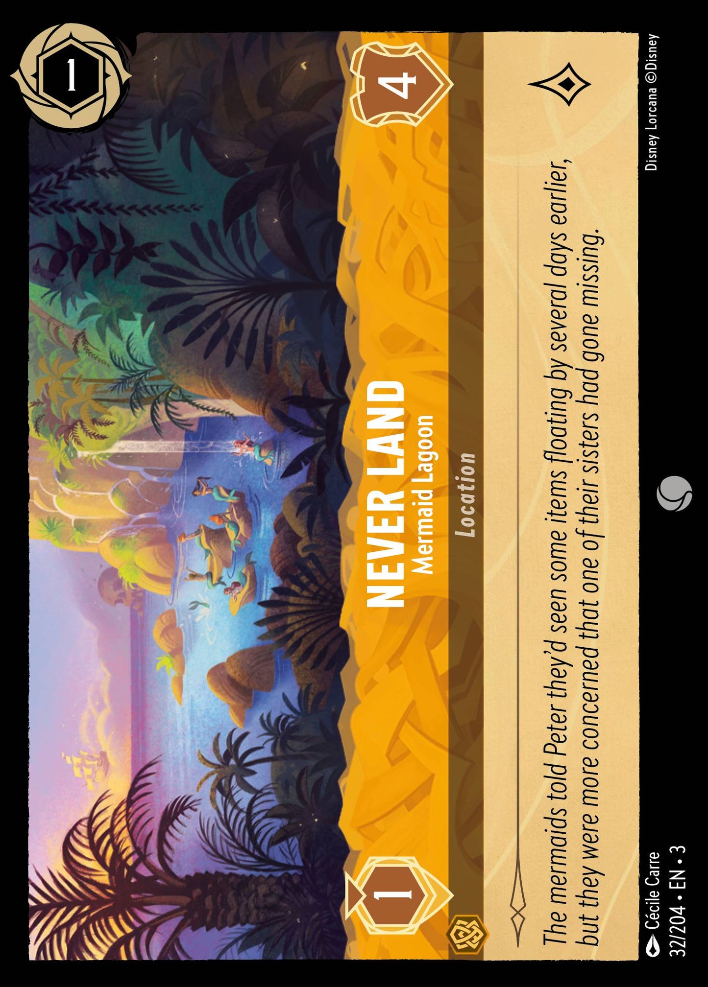 Never Land - Mermaid Lagoon - Common Lorcana Card
