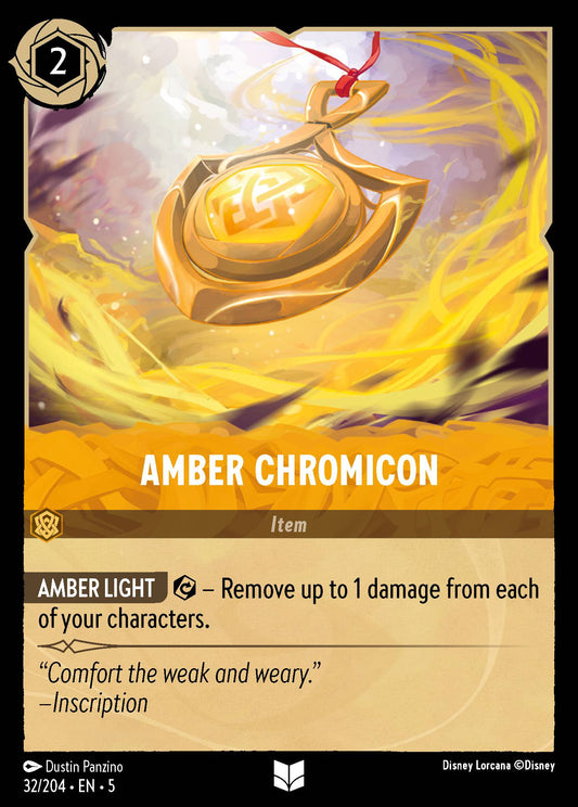 Amber Chromicon - Uncommon Lorcana Card