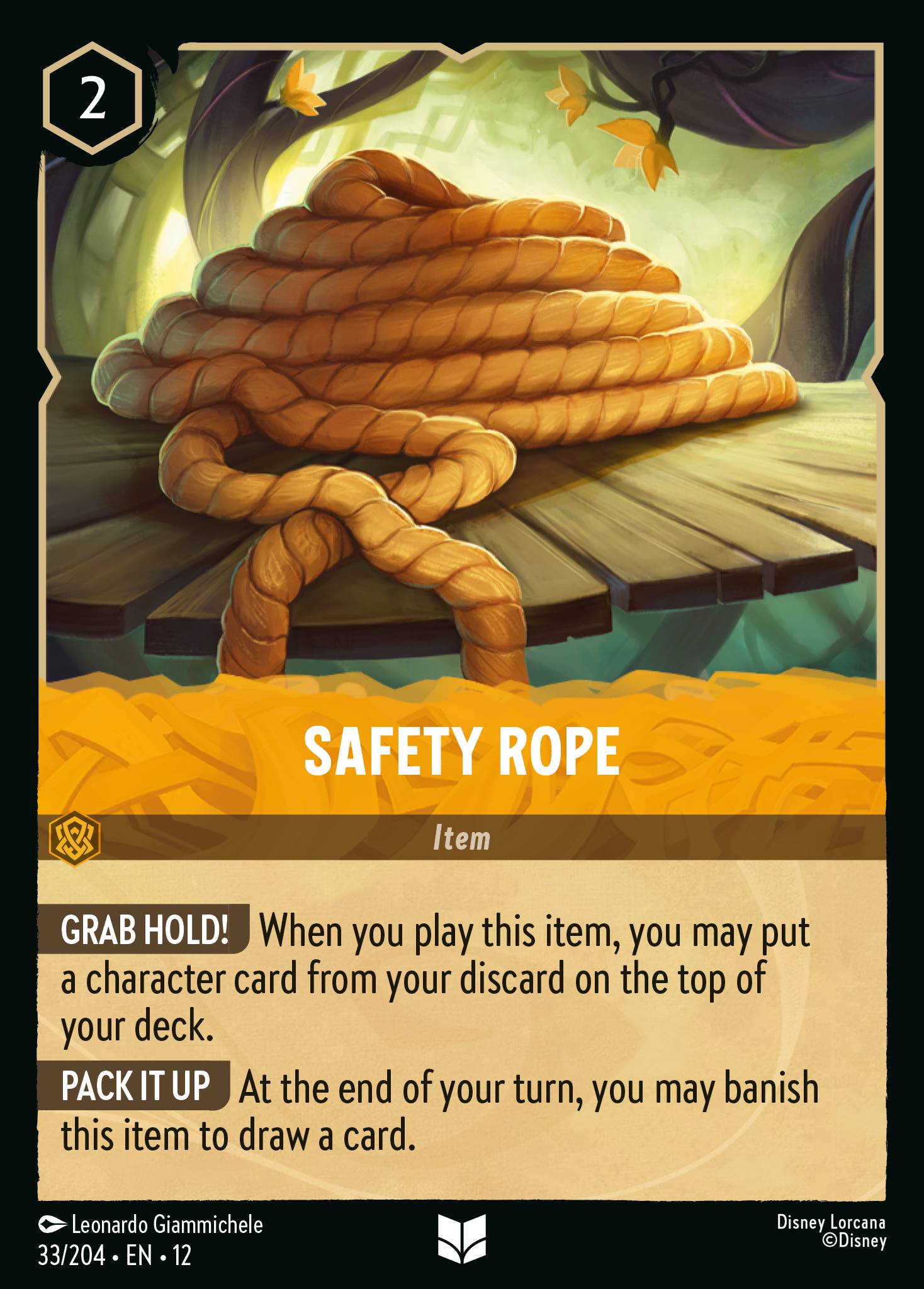 Safety Rope - Disney Lorcana