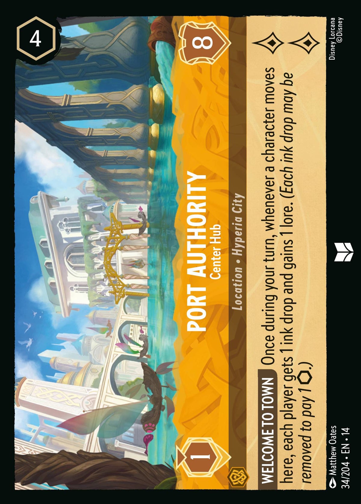 Port Authority - Center Hub - Uncommon Lorcana Card