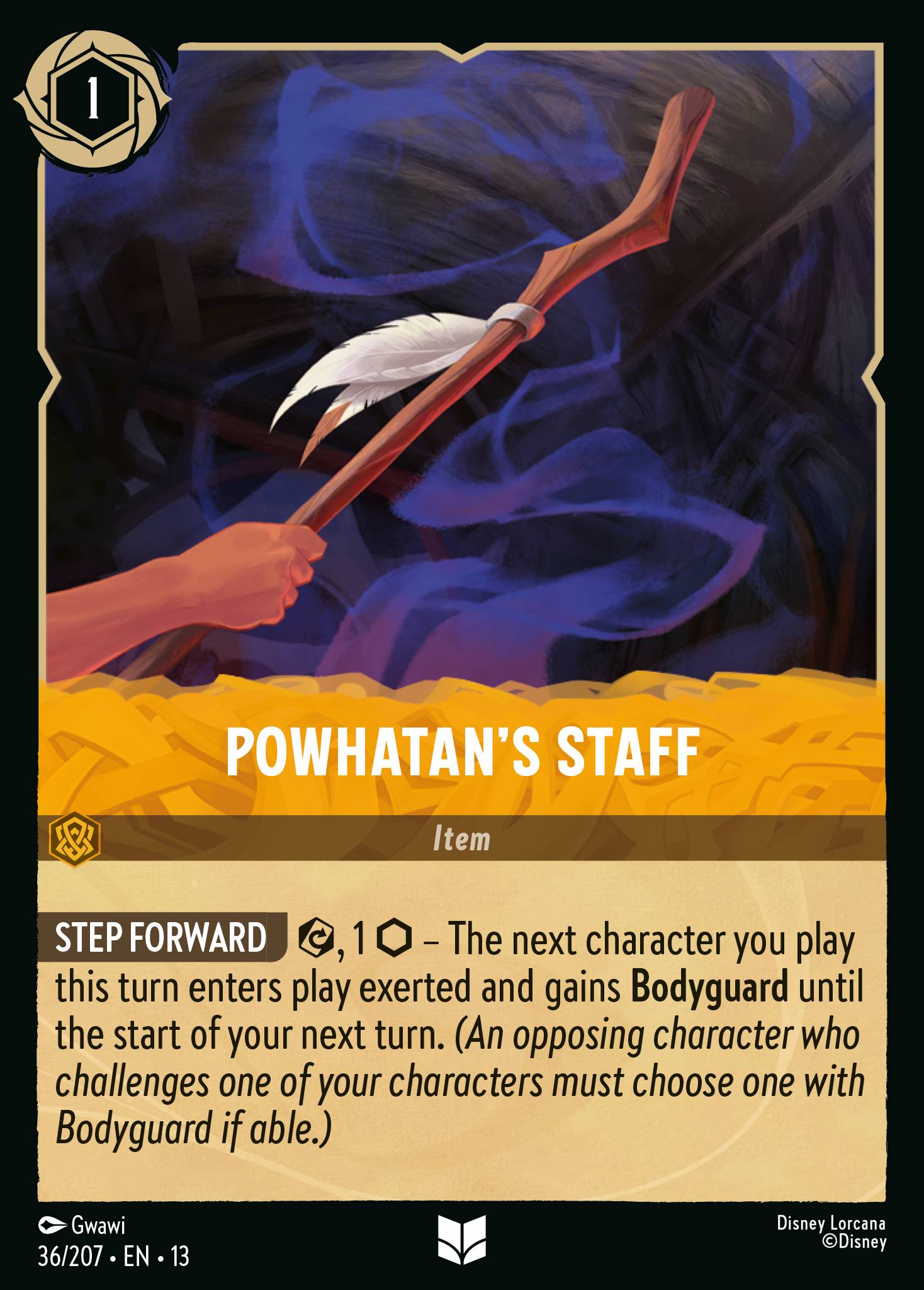 Powhatan's Staff - Uncommon Lorcana Card