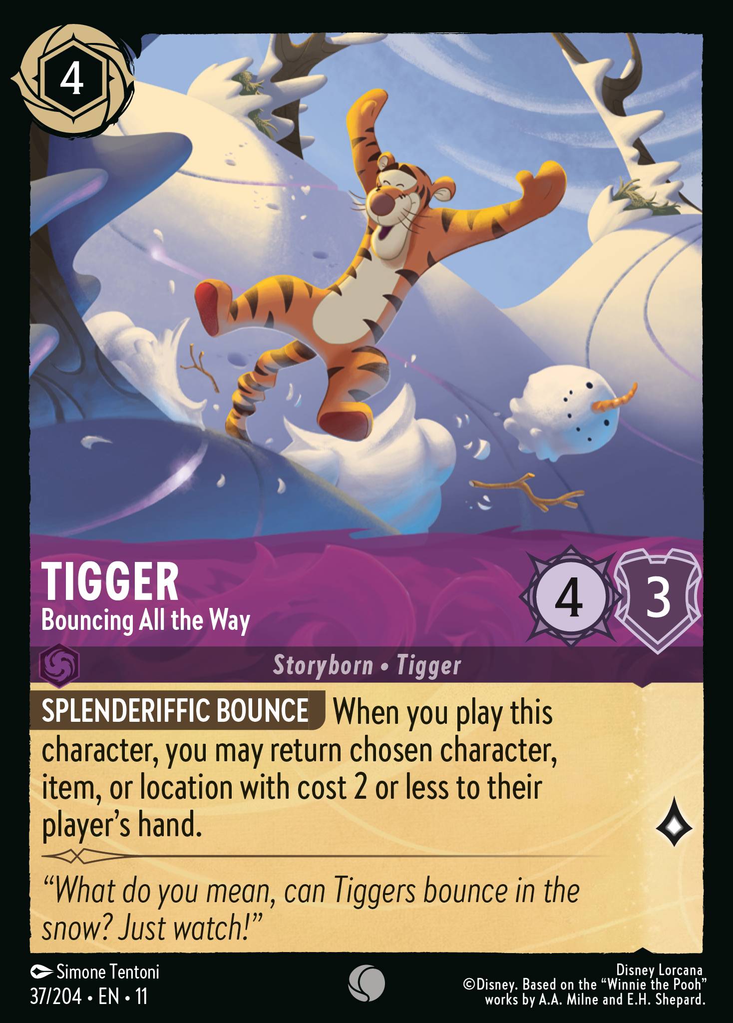 Amethyst Commons Playset — Winterspell (4-of)