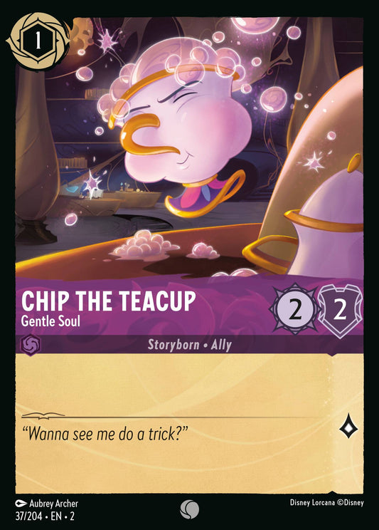 Chip the Teacup - Gentle Soul - Common Lorcana Card