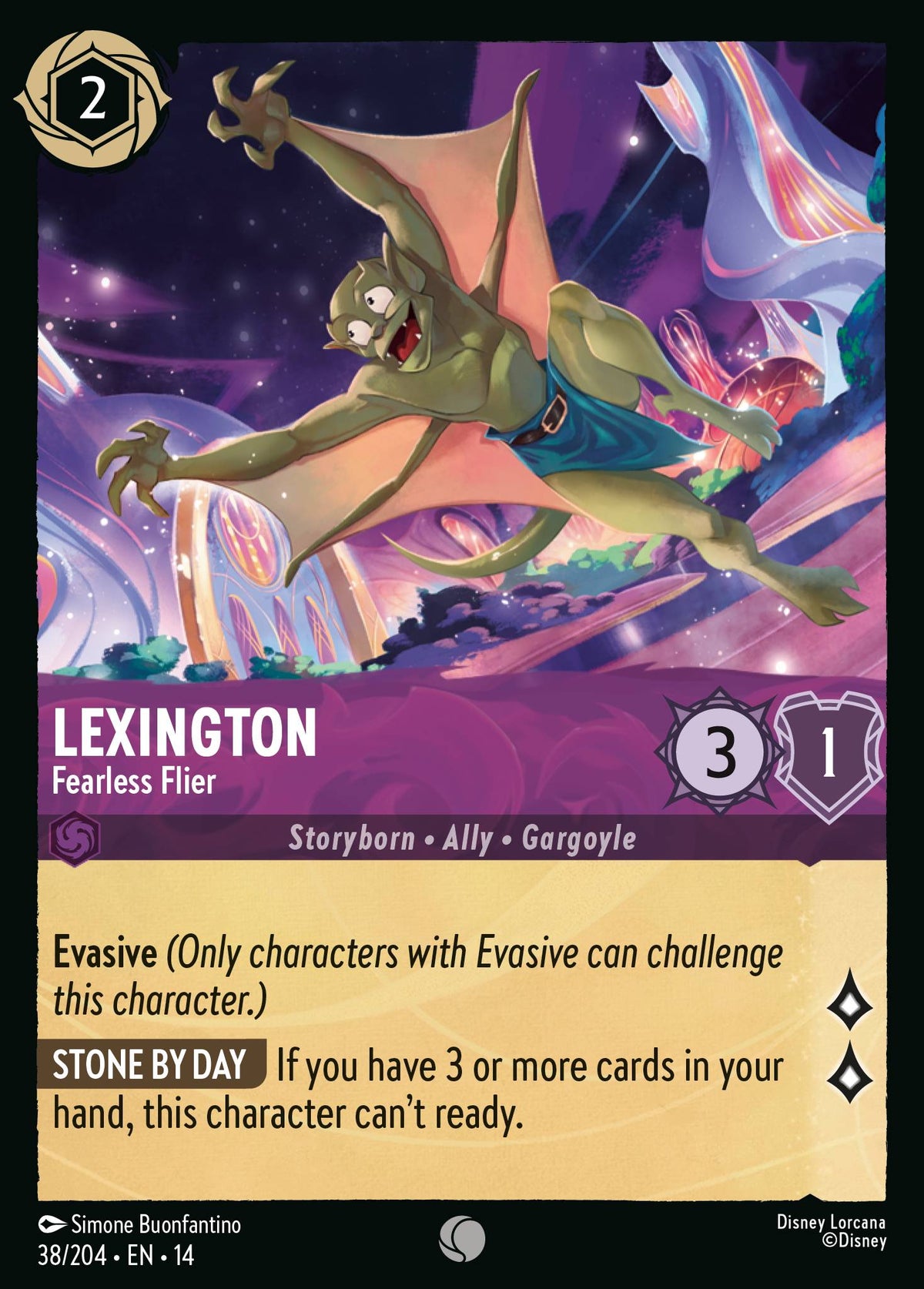 Lexington - Fearless Flier - Common Lorcana Card