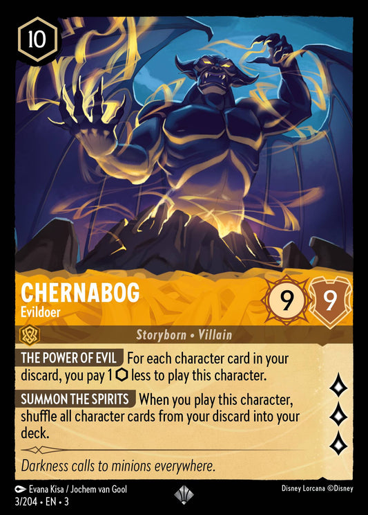 Chernabog - Evildoer - Super Rare Lorcana Card