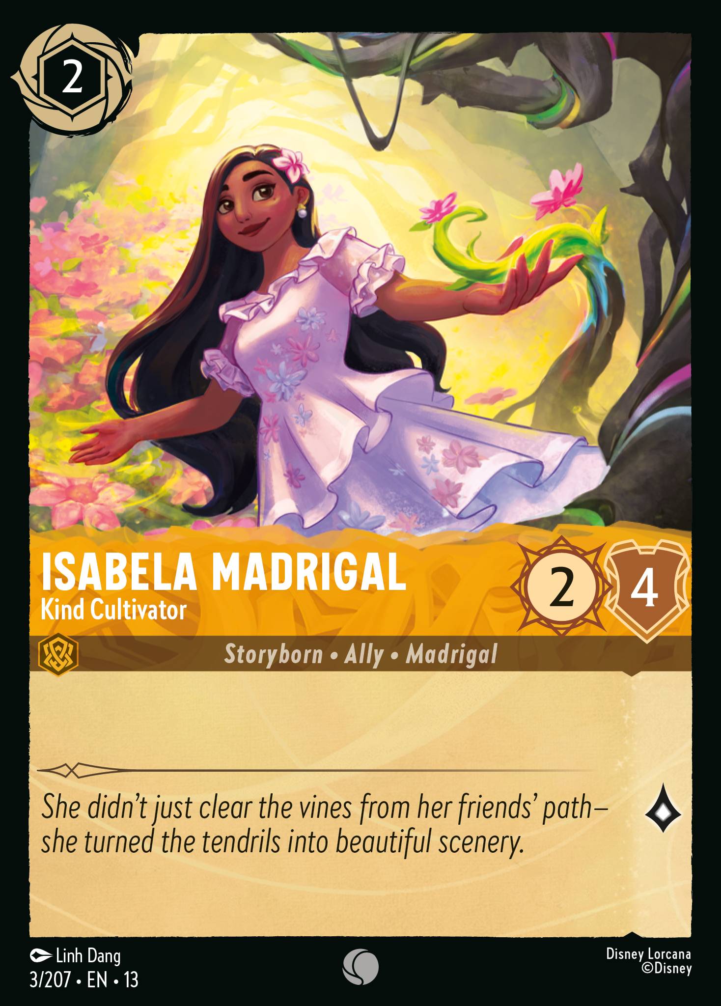 Isabela Madrigal - Kind Cultivator - Common Lorcana Card