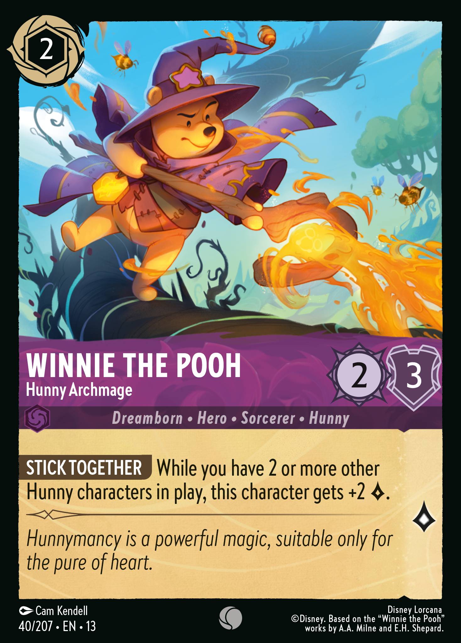Winnie the Pooh - Hunny Archmage - Disney Lorcana