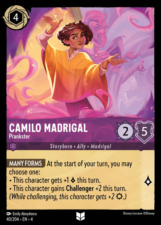 Camilo Madrigal - Prankster - Disney Lorcana Card