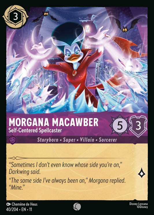 Morgana Macawber - Self-Centered Spellcaster - Common Lorcana Card