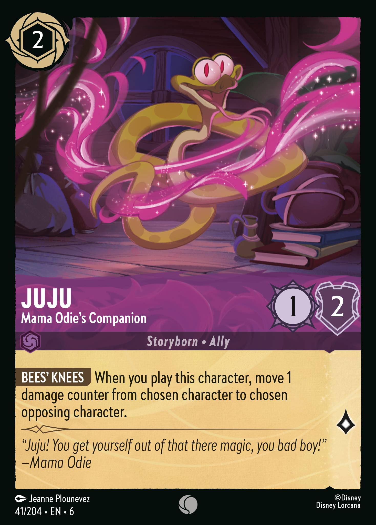 Juju - Mama Odie's Companion - Common Lorcana Card