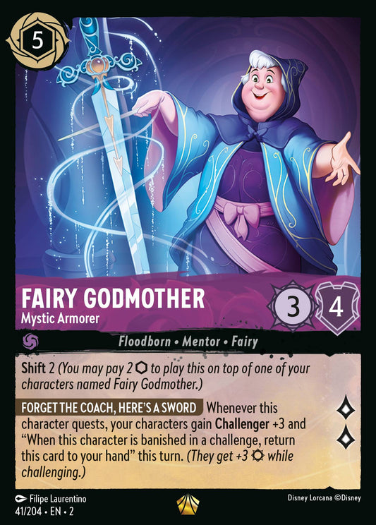 Fairy Godmother - Mystic Armorer - Legendary Lorcana Card