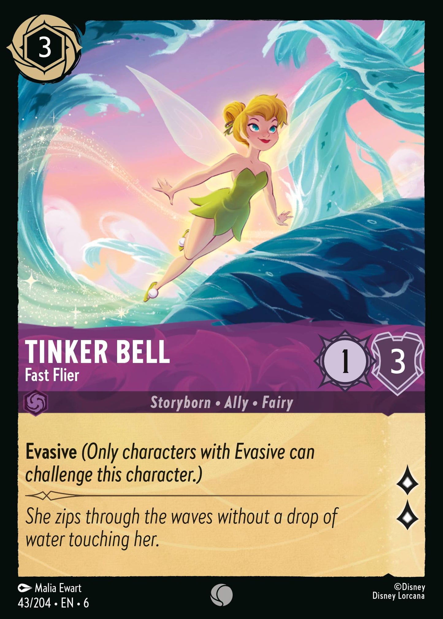 Tinker Bell - Fast Flier - Common Lorcana Card