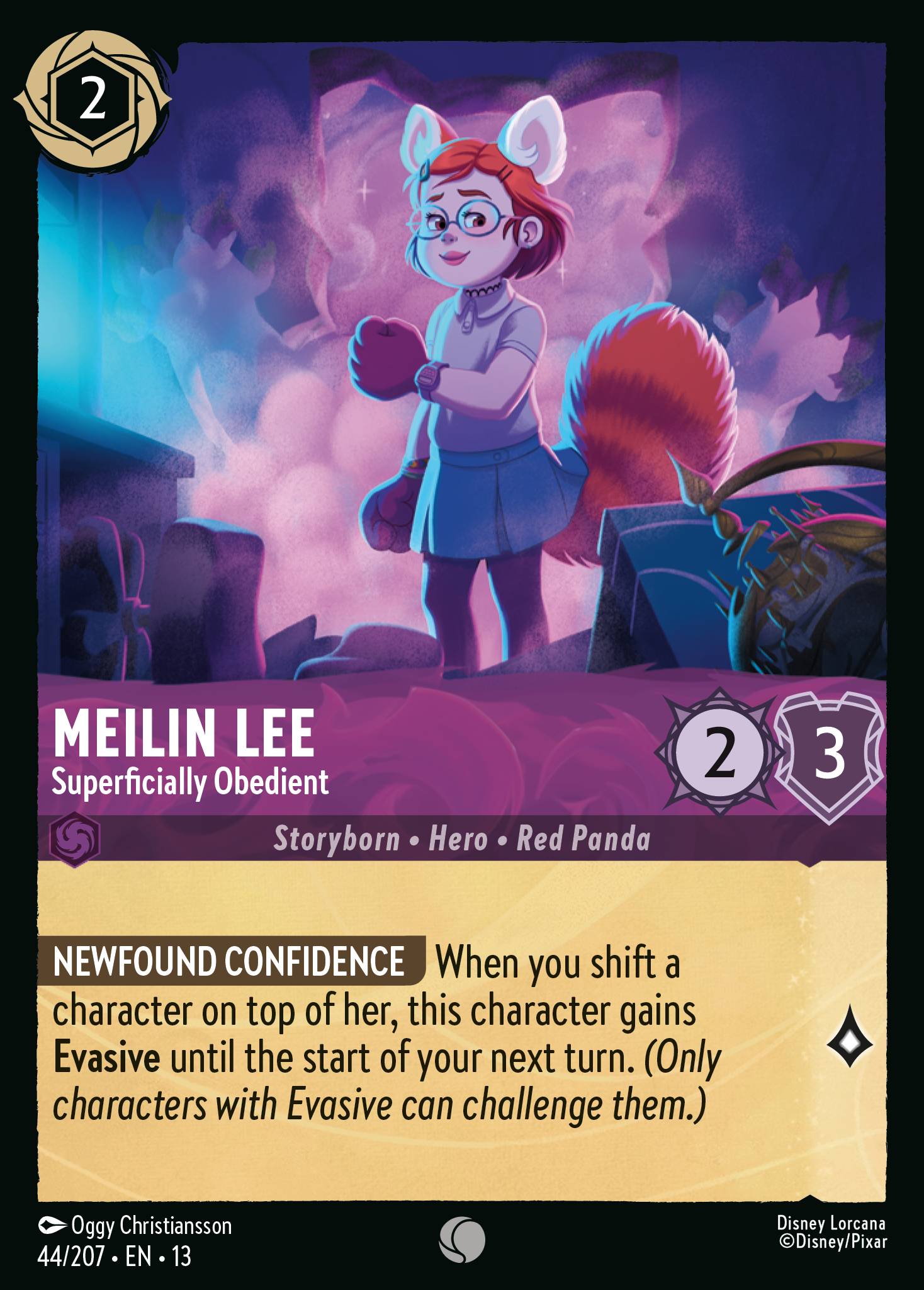 Meilin Lee - Superficially Obedient - Common Lorcana Card