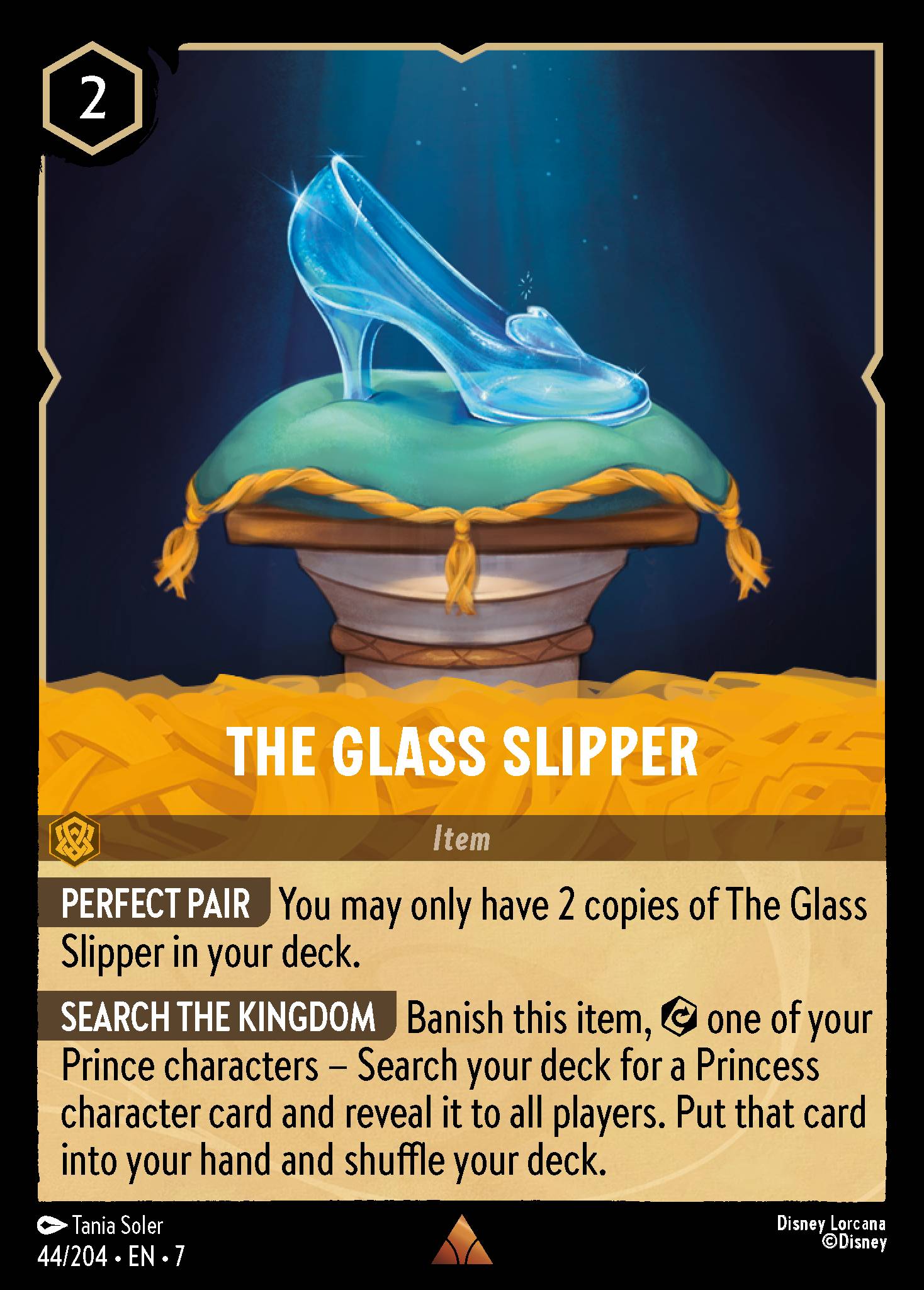 The Glass Slipper - Rare Lorcana Card