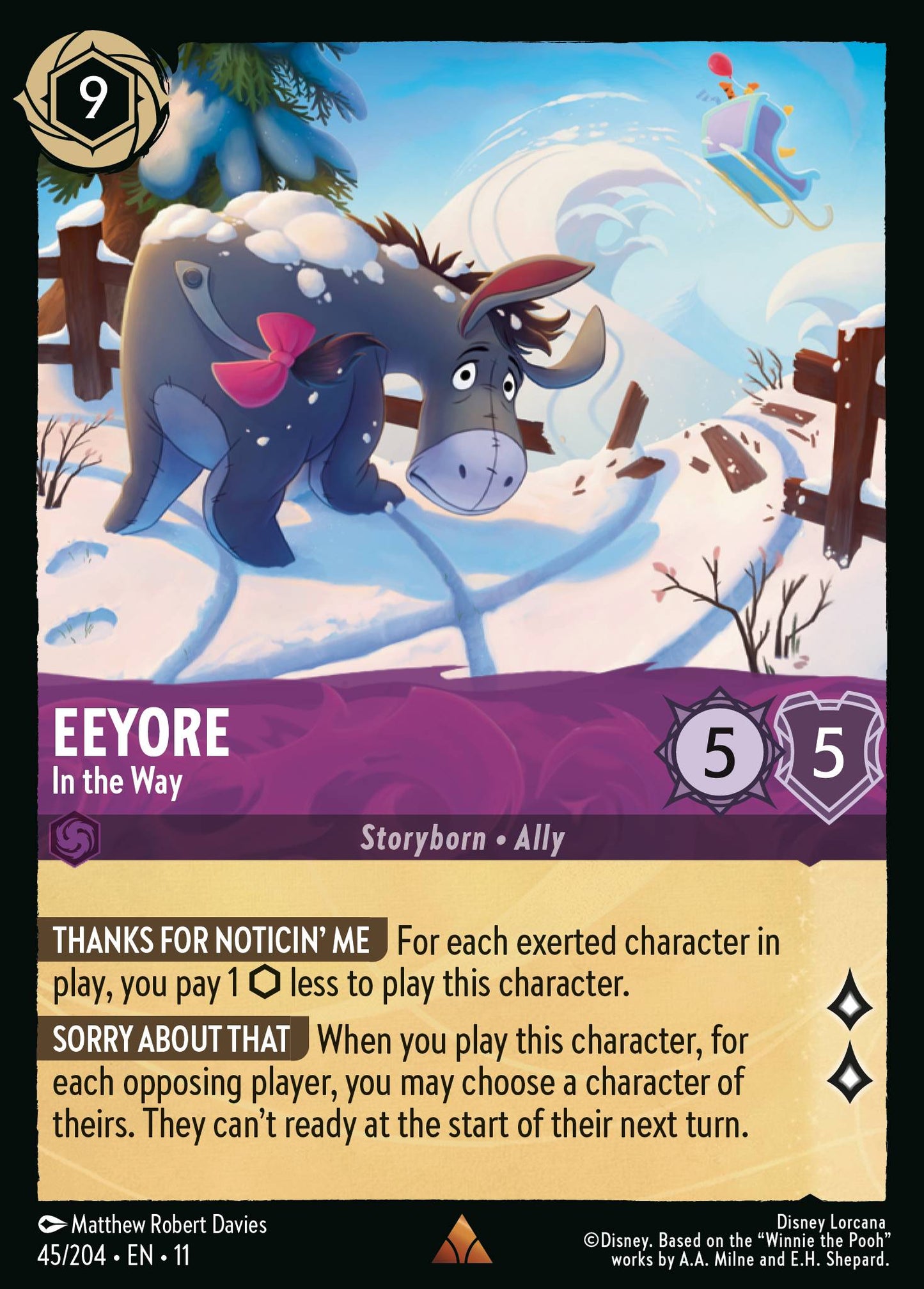 Eeyore - In the Way (Rare)