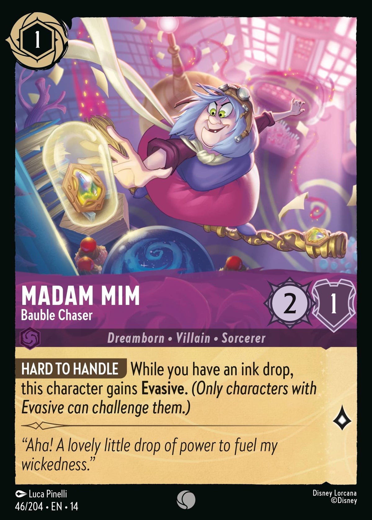 Madam Mim - Bauble Chaser - Common Lorcana Card