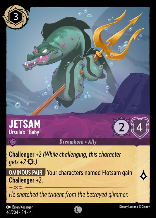 Jetsam - Ursula's 'Baby' - Common Lorcana Card