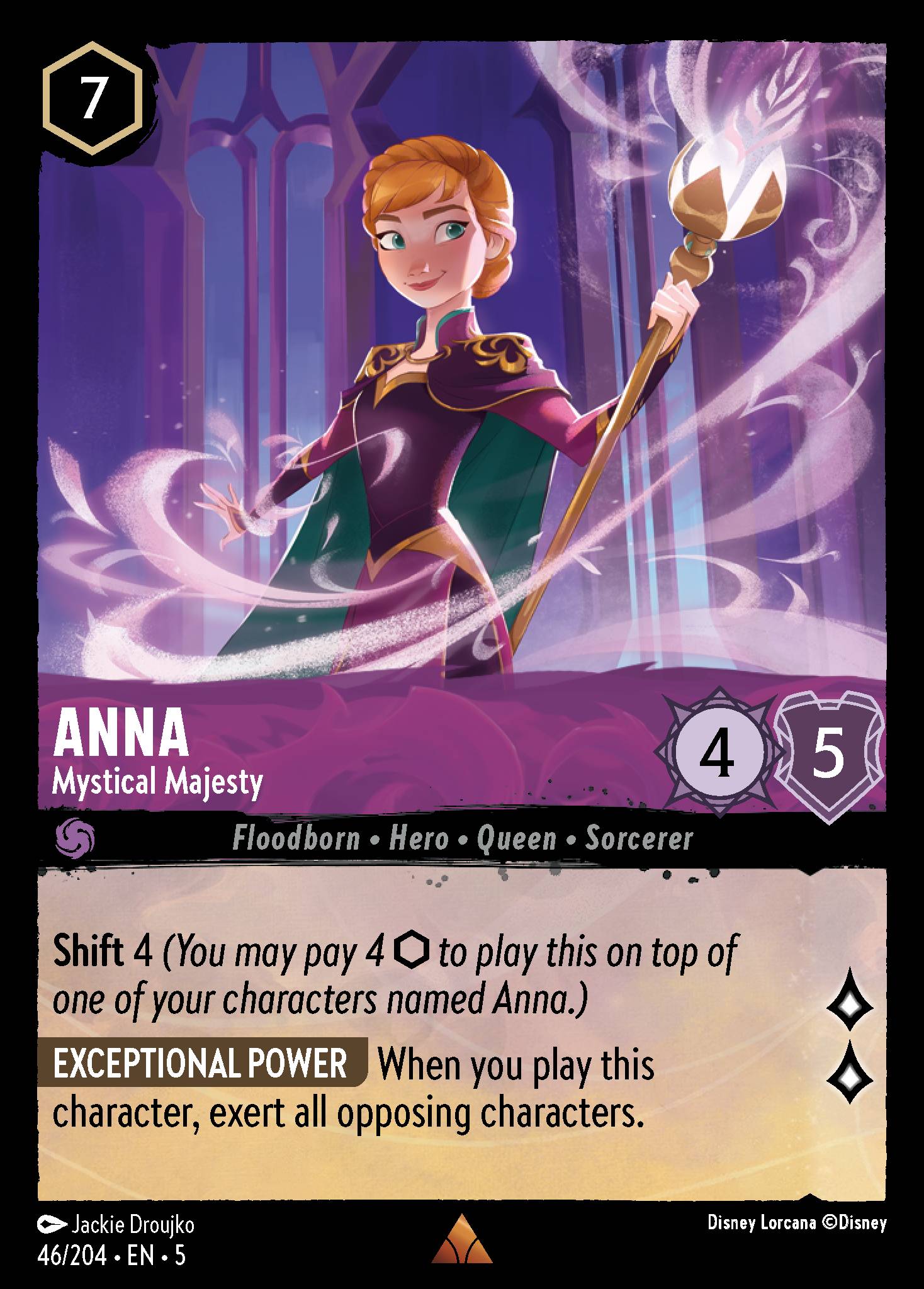 Anna - Mystical Majesty - Rare Lorcana Card