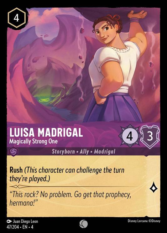 Luisa Madrigal - Magically Strong One - Common Lorcana Card