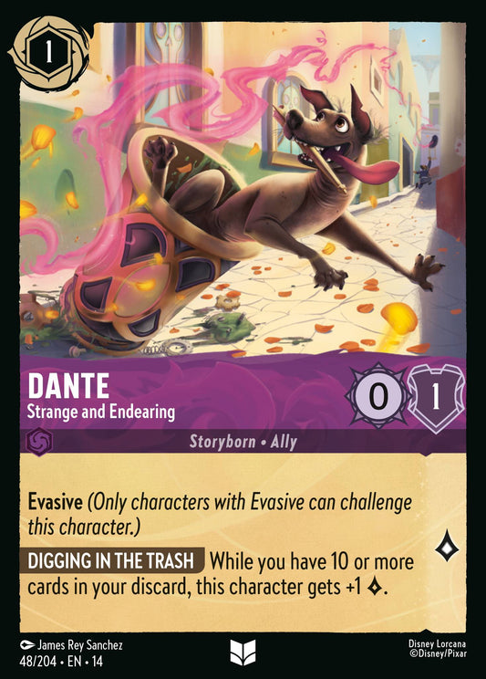 Dante - Strange and Endearing - Uncommon Lorcana Card