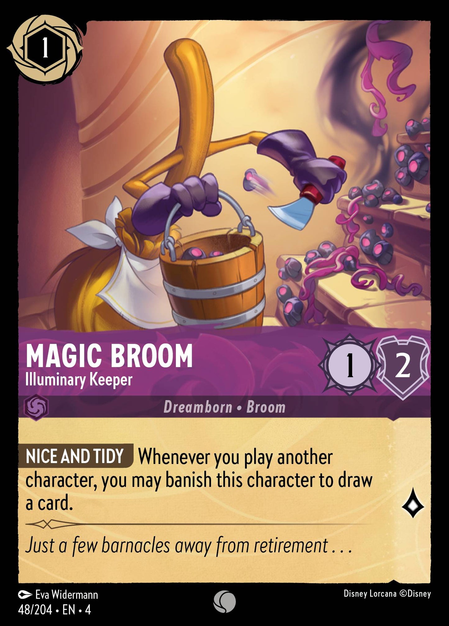 Magic Broom - Illuminary Keeper - Common Lorcana Card