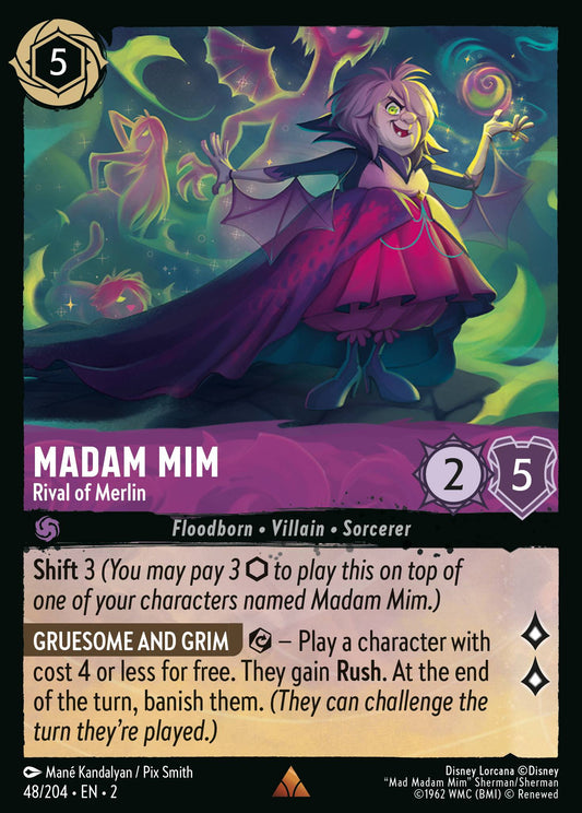 Madam Mim - Rival of Merlin - Rare Lorcana Card