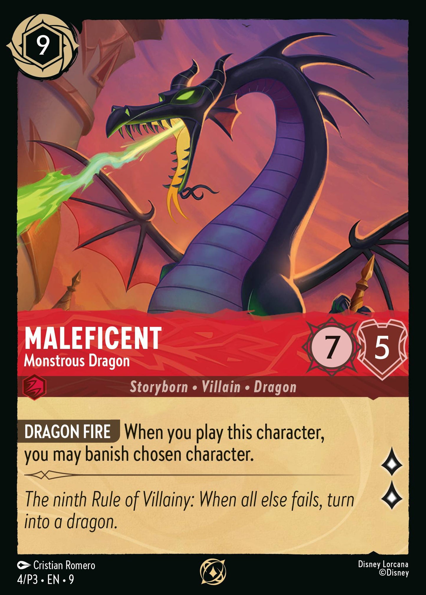 Maleficent - Monstrous Dragon - Set Champs Promo - Normal