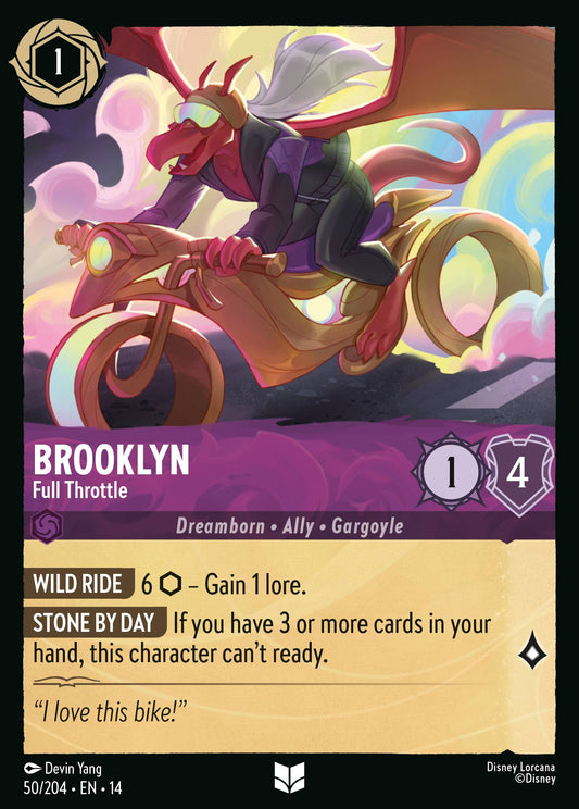 Brooklyn - Full Throttle - Uncommon Lorcana Card
