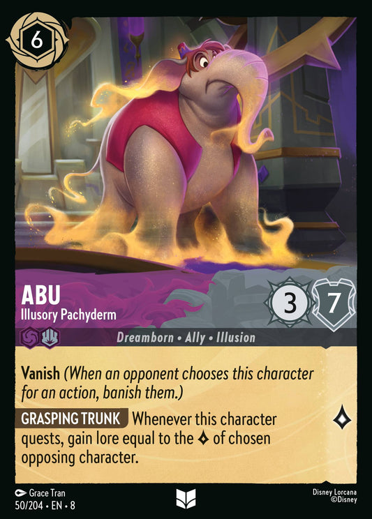 Abu - Illusory Pachyderm - Uncommon Lorcana Card