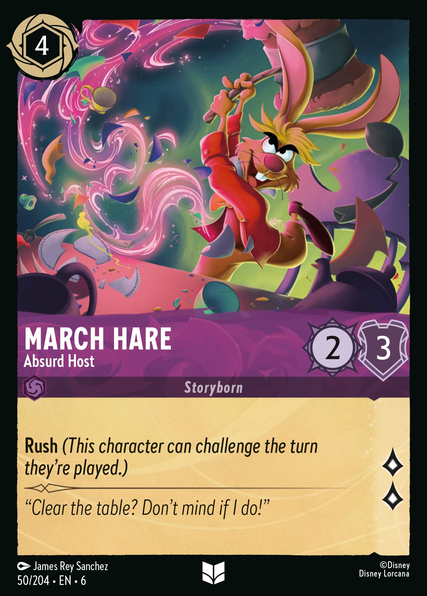 March Hare - Absurd Host - Uncommon Lorcana Card