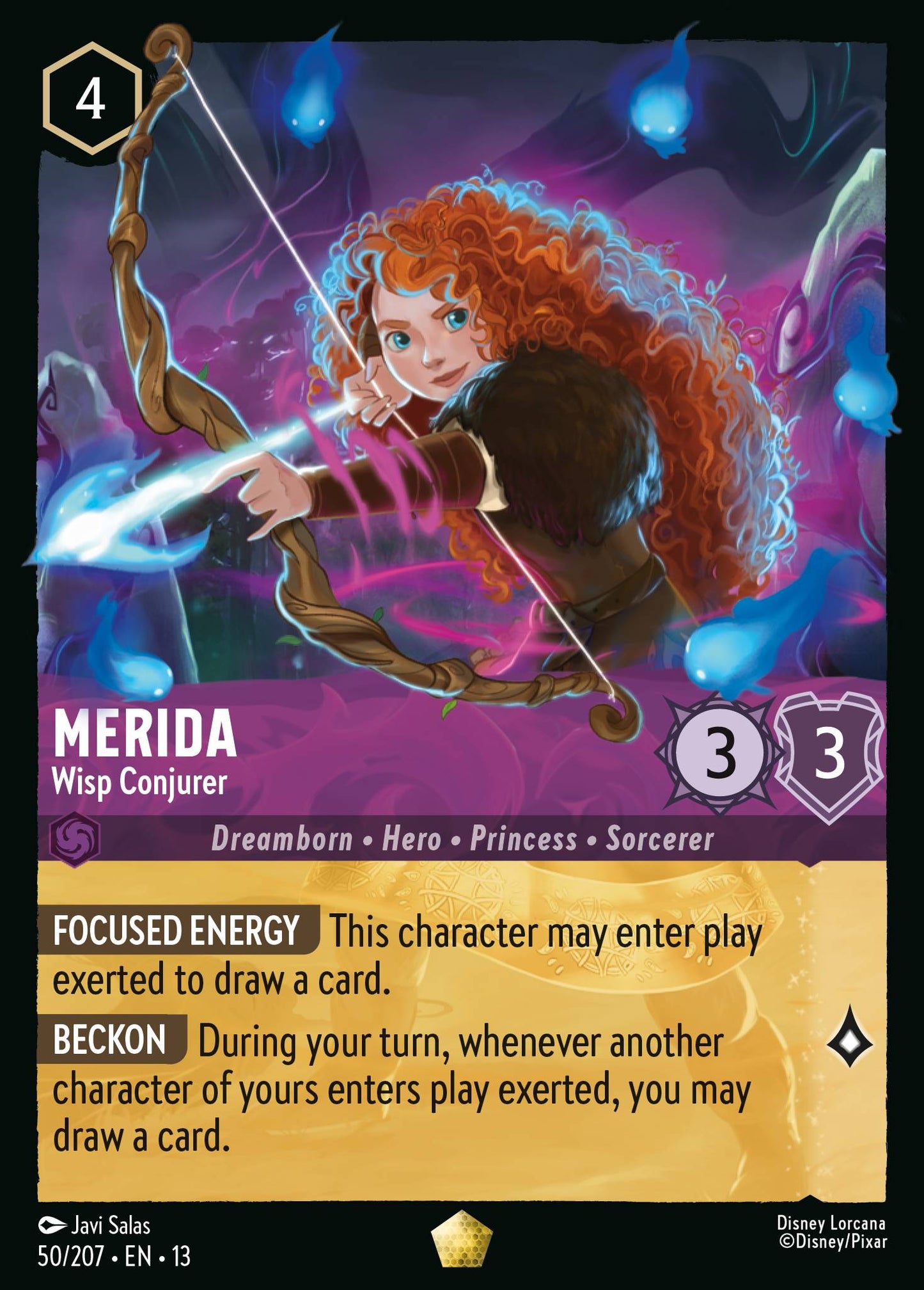 Merida - Wisp Conjurer - Legendary Lorcana Card