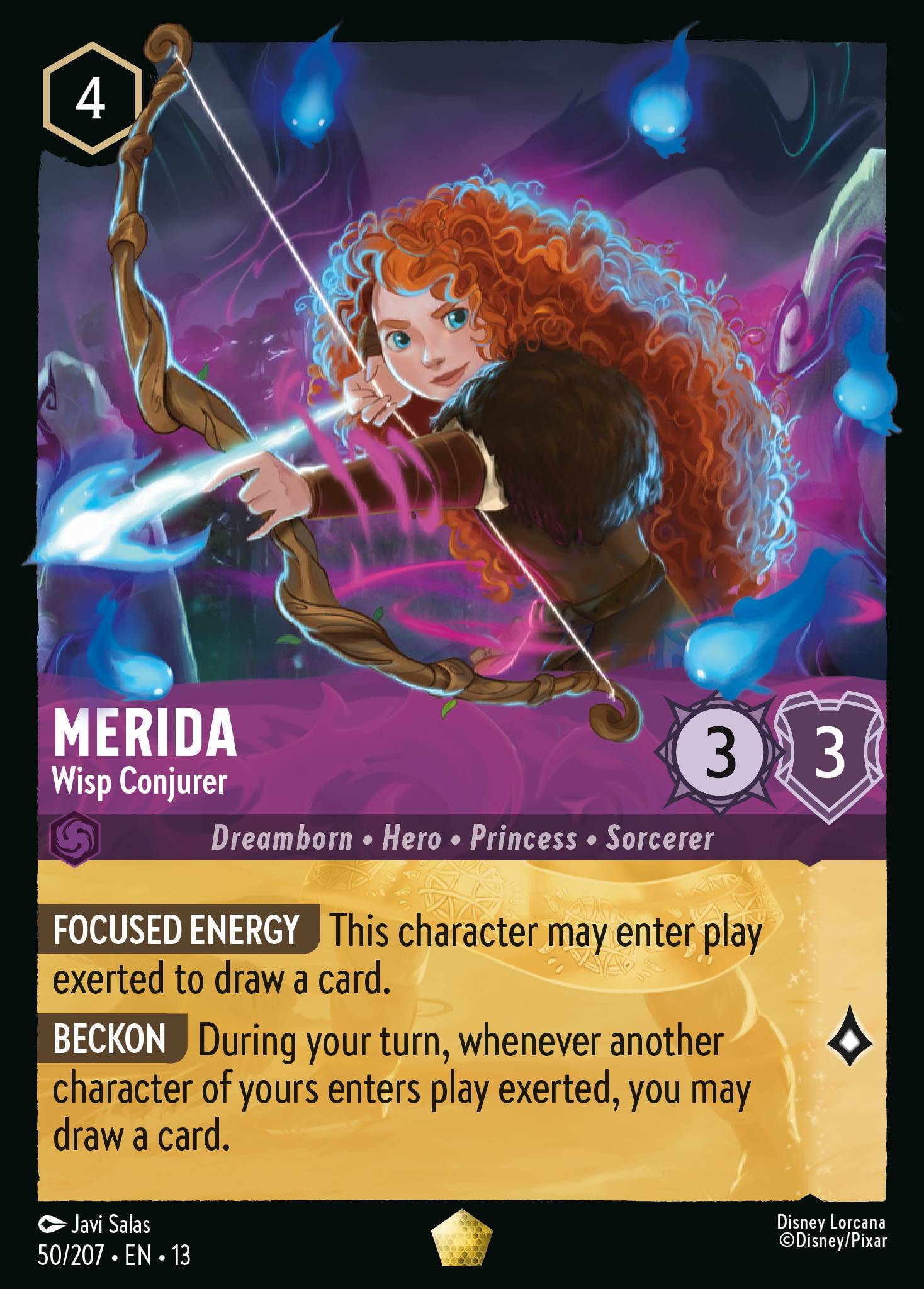 Merida - Wisp Conjurer - Legendary Lorcana Card