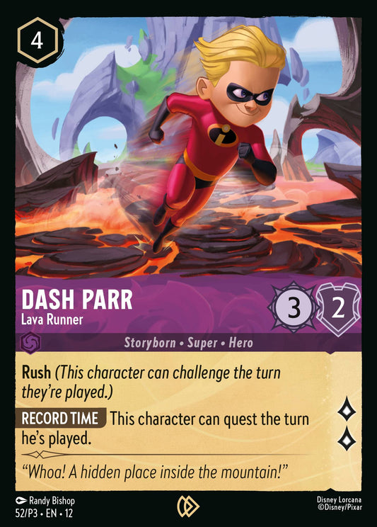 Dash Parr - Lava Runner - Disney Lorcana Promo Cards (52/P3)