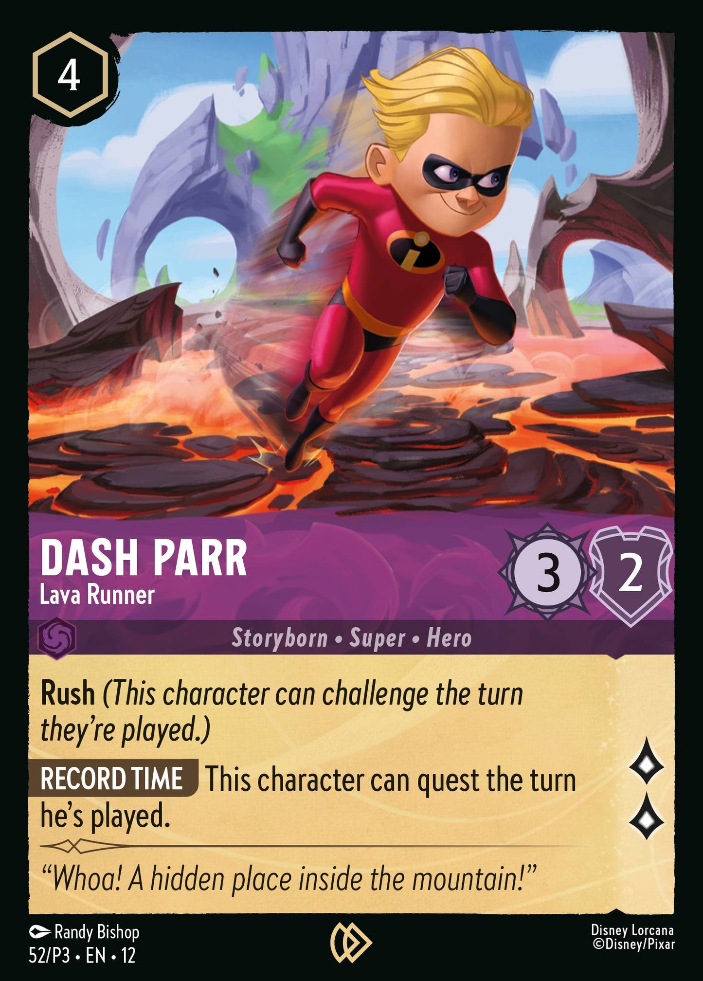 Dash Parr - Lava Runner (Super Rare)