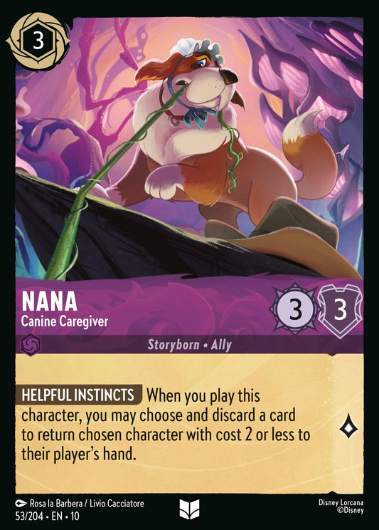 Nana - Canine Caregiver - Uncommon Lorcana Card