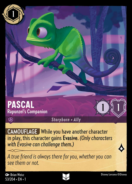 Pascal - Rapunzel's Companion - Uncommon Lorcana Card
